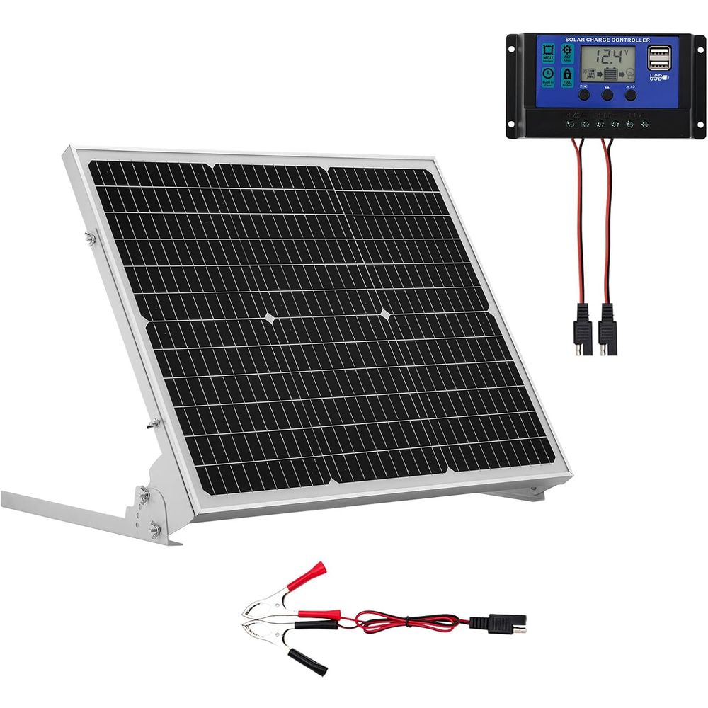 Solar Panel - 50W 12V 태양광 배터리 트리클 충전기,