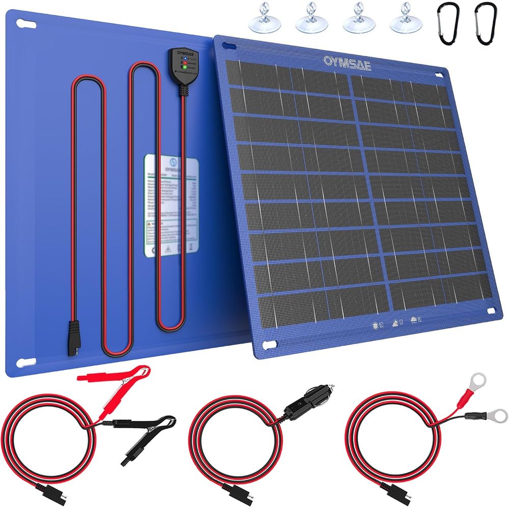 Solar Panel - 30W 태양광 자동차 배터리 충전기 휴대용