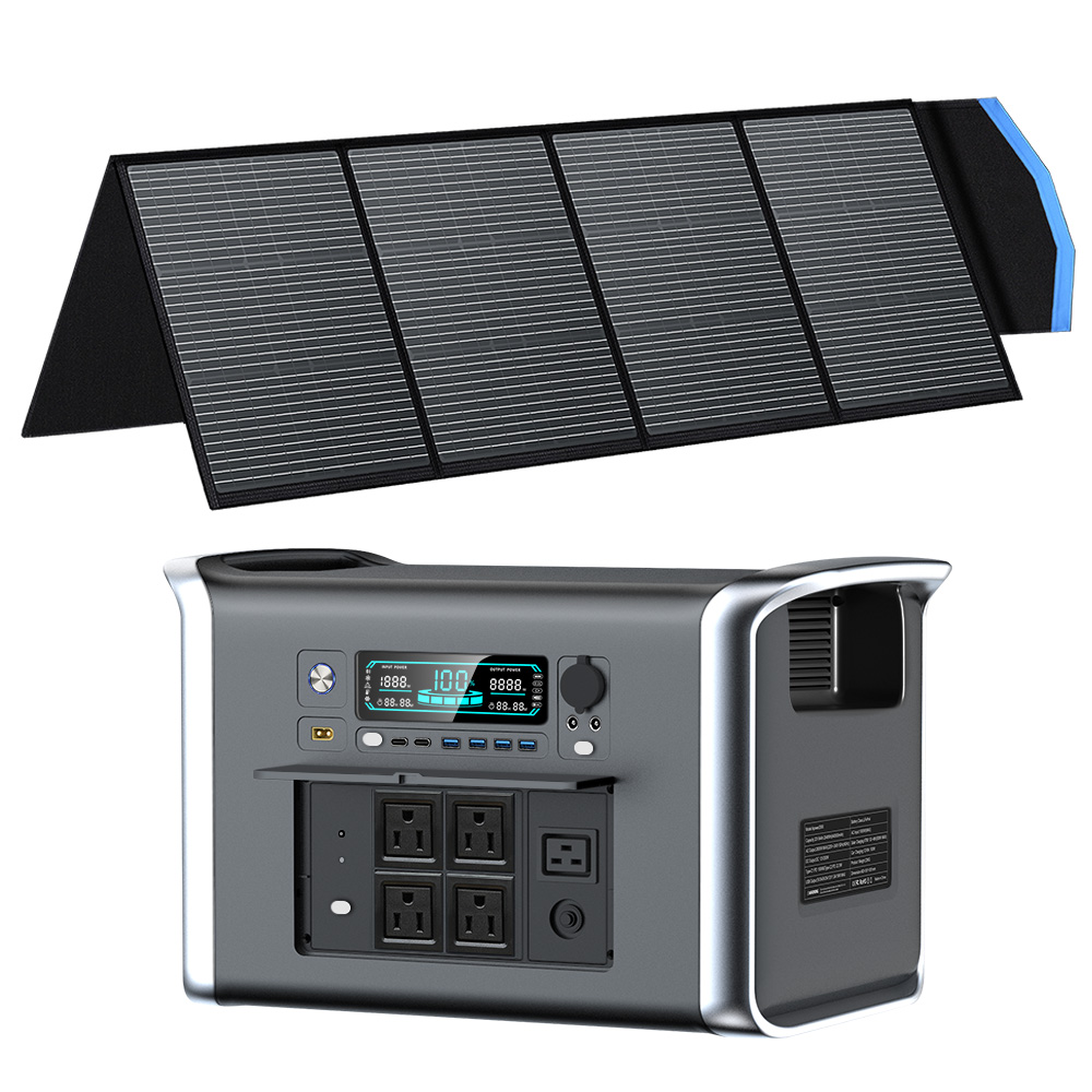 Solar Panel 200W - CTOLITY AP2000 2400W 휴대용 발전소 200W