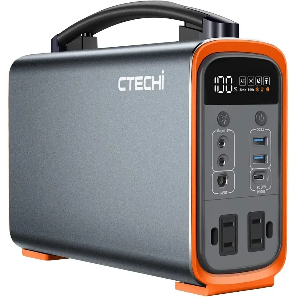 Solar Generator - 320Wh Lifepo4 휴대용 발전소, 캠핑, 여행,