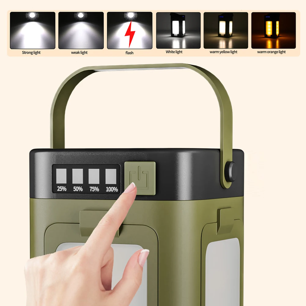 태양광 야외 휴대용 캠핑 조명, 태양열 충전 접이식 2 - Solar Lamp 리뷰 및 가격