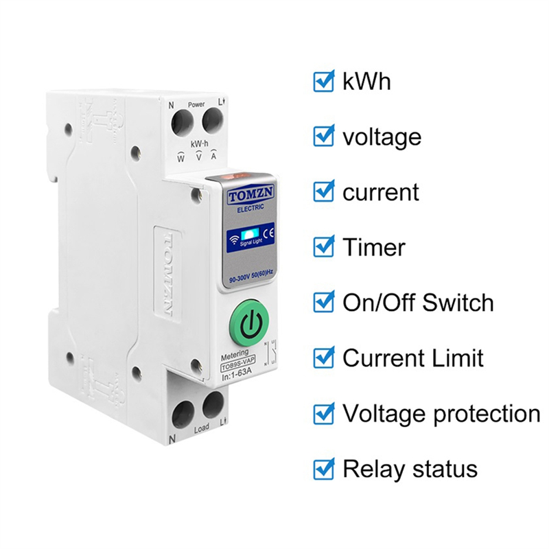 ABDE-TOMZN TOB9S-VAP TUYA Smar - Energy Monitor Meter 리뷰 및 가격