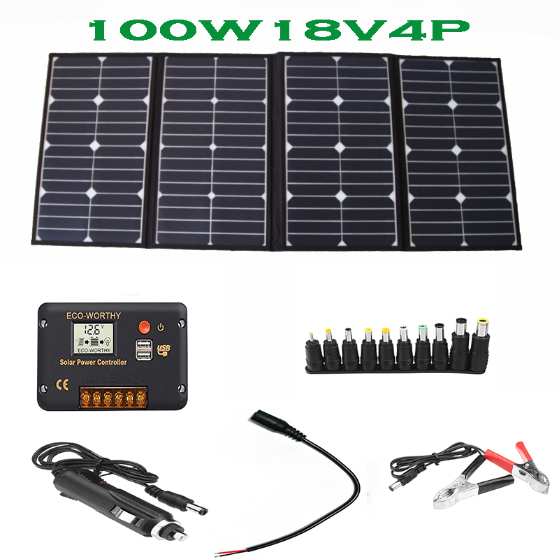 캠핑 RV 태양광 컨트롤러 및 충전 장치용 휴대용 10 - Solar Panel 리뷰 및 가격