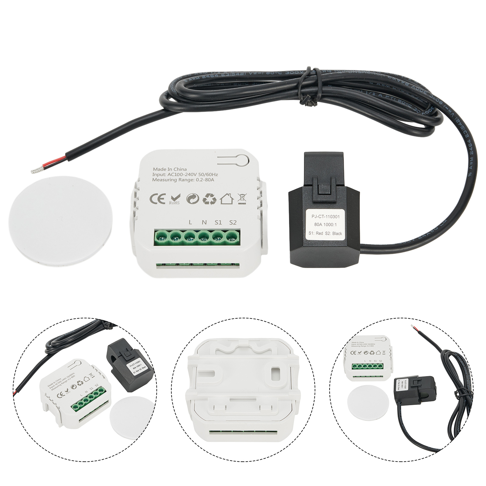 투야 스마트 라이프 WIFI 에너지 미터 80A, CT - Energy Monitor Meter 리뷰 및 가격