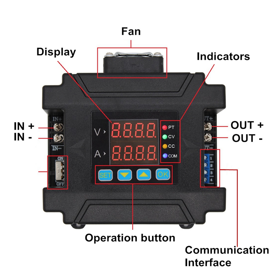 DPM8650-485RF 60V 50A 원격 제어 전압 - Charge Controller Solar 리뷰 및 가격