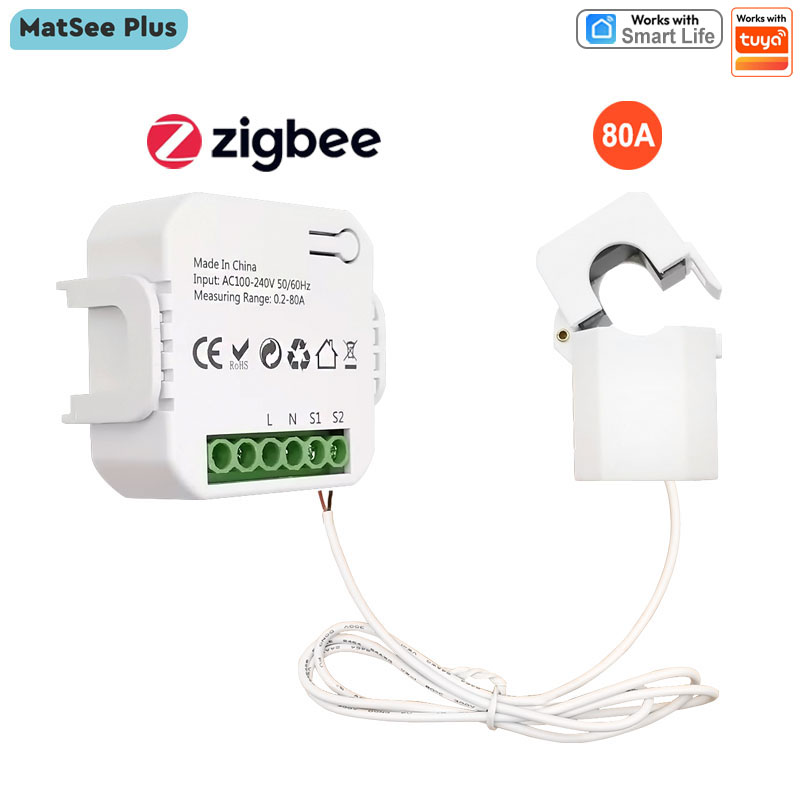 스마트 라이프 지그비 클램프 파워 디지털 미터 에너지  - Energy Monitor Meter 리뷰 및 가격