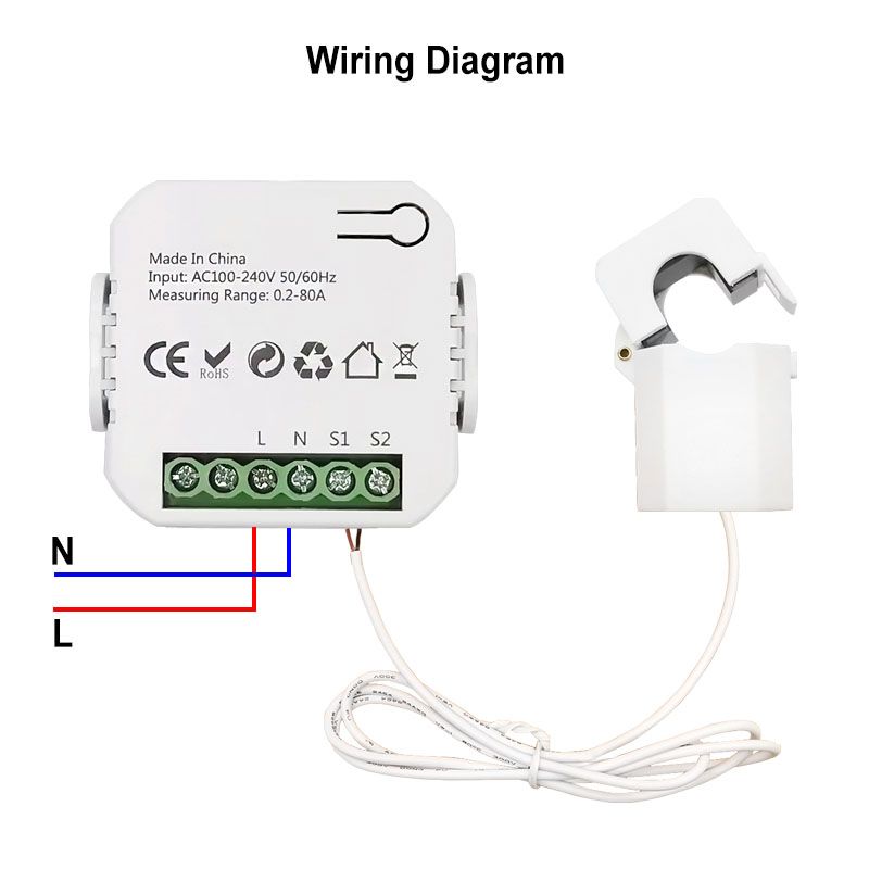 스마트 라이프 지그비 클램프 파워 디지털 미터 에너지  - Energy Monitor Meter 리뷰 및 가격