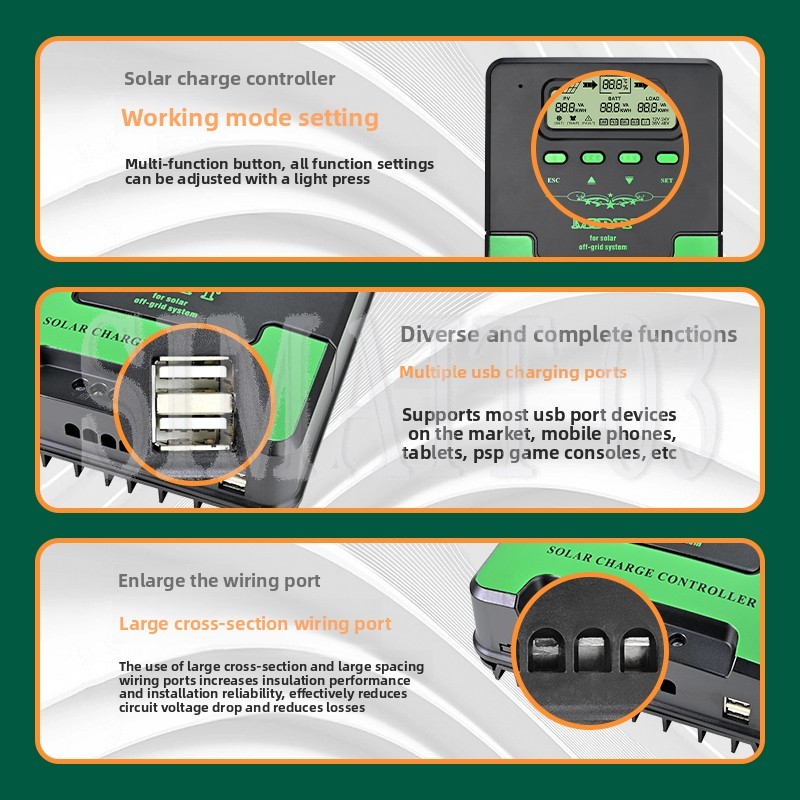 MPPT 태양광 충전 컨트롤러 12V/24V 자동 |  - Charge Controller Solar 리뷰 및 가격