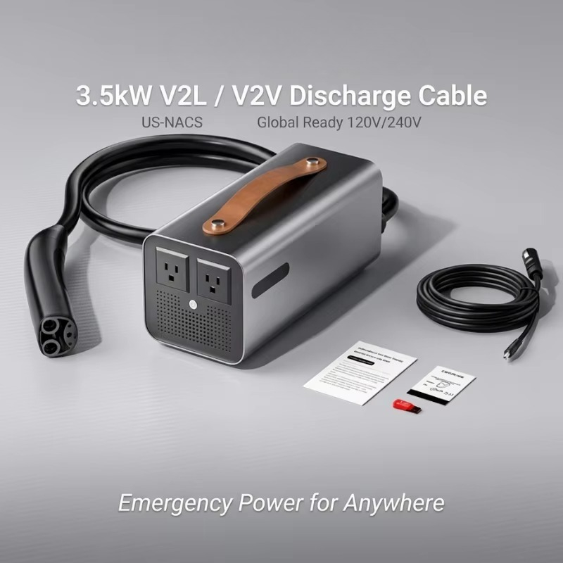 3.5kW NACS V2L 방전 스테이션, EV 차량용 - Outdoor Power Station 리뷰 및 가격