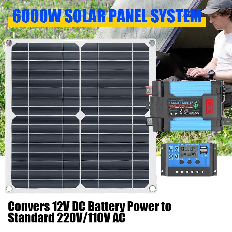 6000W 태양광 키트는 200W 태양광 패널과 컨트롤 - Solar Panel 200W 리뷰 및 가격
