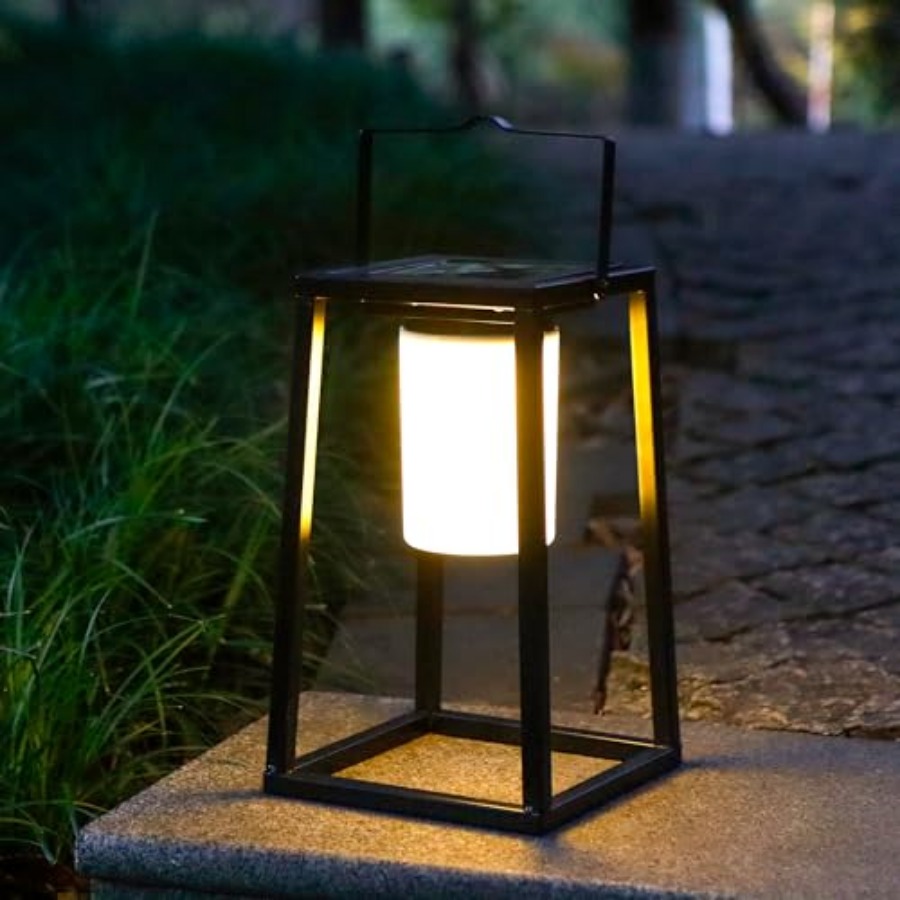 5인치 높이 야외용 태양광 랜턴 휴대용 밝기 조절 LE - Solar Lamp 리뷰 및 가격