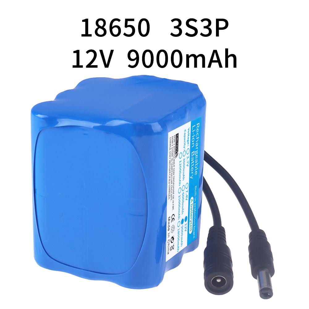 12V 9000mAh 3S3P 리튬 이온 배터리, CC - Lithium Battery 12V 리뷰 및 가격