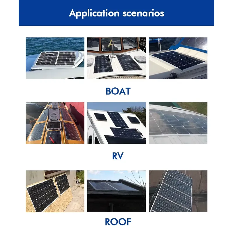 50W 100W 150W 200W 플렉시블 태양광 패널 - Solar Panel 200W 리뷰 및 가격
