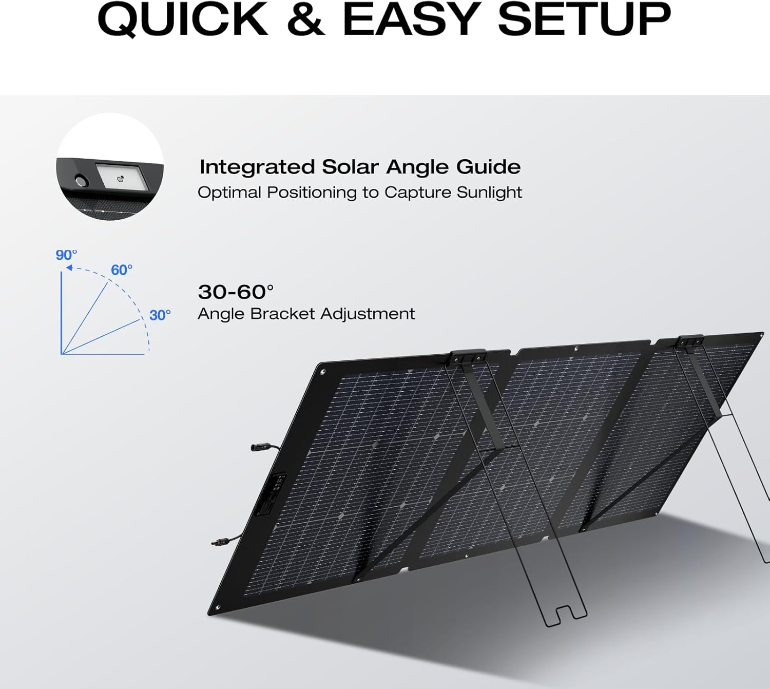 160와트 접이식 태양광 패널 휴대용 발전소 조절식 킥 - Solar Panel 리뷰 및 가격